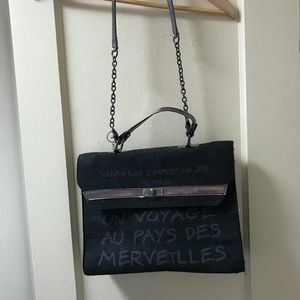 Worded Crossbody/Shoulder Bag